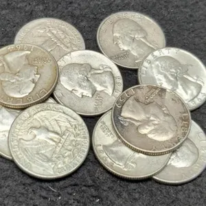 (10) Silver W Quarters