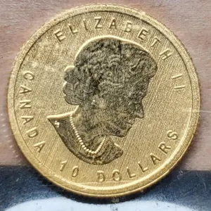 2012-1812 1/4 Oz. Gold $10 Canada BU