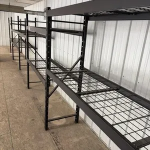 Metal Shelving Sold as One Lot