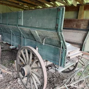 ORIGINAL Massey Harris Horse Wagon c/w Grain Tank