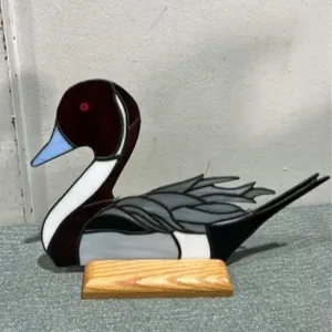 Stained glass duck