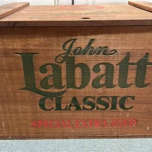 John Labatt classic wooden box
