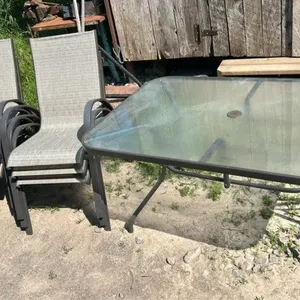 Patio table and chairs