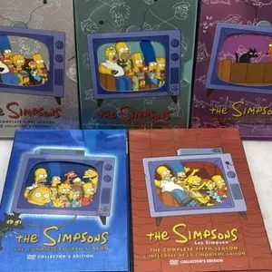 The Simsons season 1-5 DVD Box set lot