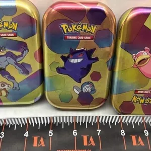 Pokemon Trading card tin lot