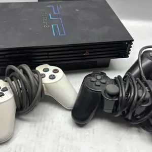 Sony PS2 PlayStation 2 console with controllers