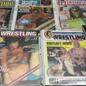 5 x Wrestling Magazines Lot