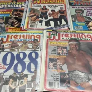 5 x Wrestling Magazines Lot