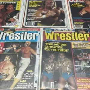 5 x Wrestling Magazines Lot
