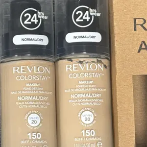 2 Piece Revlon Normal Dry 24 Hr Wear Foundation
