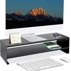 OPENED $32 Computer Monitor Stand 18.9 inch 2...