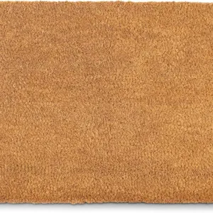 NEW $35 (17"x30") 1pk Plain Coir Blank Doormat