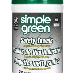 (1) Simple Green Safety Cleaning Towels 75ct