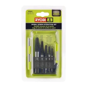 RYOBI Spiral Screw Extractor Set 5-Piece