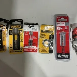 Milwaukee  DeWalt Tool Bundle Bits  Tape