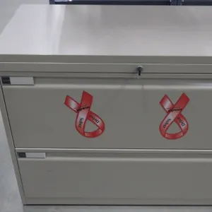 Metal Filing Cabinet 28.5"T x 18"D x 36"W ***requires 2-3 people to move and load***