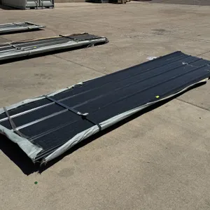 (50) New Sheets SKLP SK-H50 Galvalume Steel Siding/Roofing, 12' (Top Sheet Damaged)