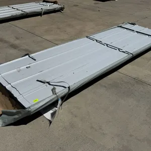 (50) New Sheets SKLP SK-XH50 Galvalume Steel Siding/Roofing, 10' (Top Sheet Damaged)