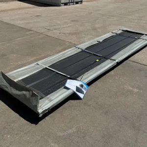 (50) New Sheets SKLP SK-H50 Galvalume Steel Siding/Roofing, 12' (Top Sheet Damaged)
