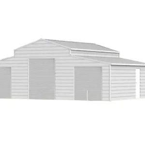New KJ K4230W Metal Storage Shed, 42' x 30'