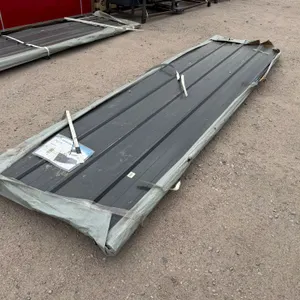 (50) New Sheets SKLP SK-H50 Galvalume Steel Siding/Roofing, 12' (Top Sheet Damaged)