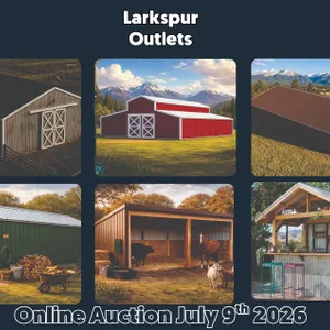 Don't Miss Out on Cabins, Pole Barns, Buildings, Lumber and More from Larkspur Outlet