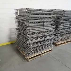 Lot of Approx. (31) Pallet Rack 46"x43" Wire Mesh Decking.