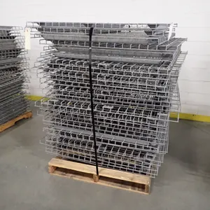 Lot of Approx. (30) Pallet Rack 46"x43" Wire Mesh Decking.