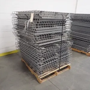 Lot of Approx. (30) Pallet Rack 46"x43" Wire Mesh Decking.