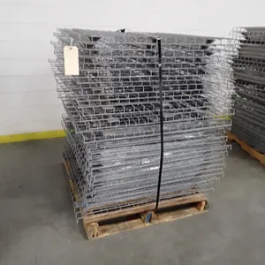 Lot of Approx. (32) Pallet Rack 46"x43" Wire Mesh Decking.