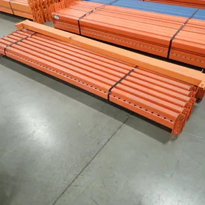 Lot of Approx. (11) Pallet Rack 8' Crossbeams- NOTE: ONE DAMAGED.