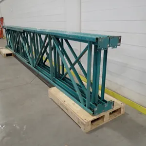 Lot of (4) 21'x42" Pallet Rack Uprights.