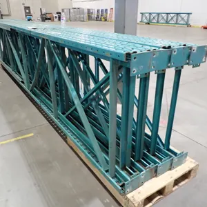 Lot of (8) 21'x42" Pallet Rack Uprights.