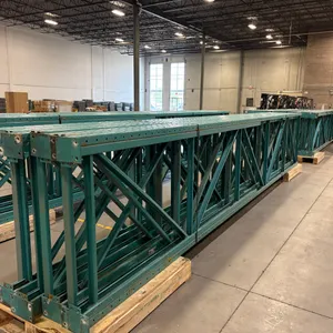Lot of (8) 21'x42" Pallet Rack Uprights.
