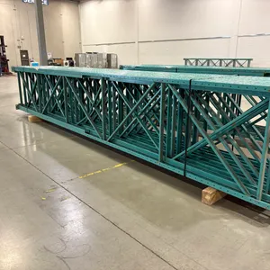Lot of (11) 21'x42" Pallet Rack Uprights.
