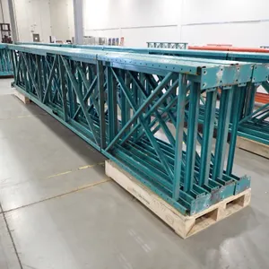 Lot of (8) 21'x42" Pallet Rack Uprights.