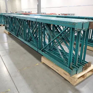 Lot of (8) 21'x42" Pallet Rack Uprights.
