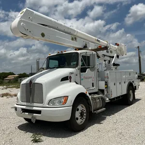 ALTEC AA55 2019 KENWORTH T370 MATERIAL HANDLING BUCKET TRUCK VIN: 2NKHHM7X9KM253005