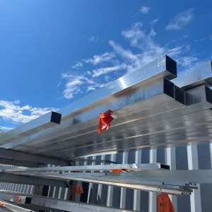 (1) Extruded Aluminum Square Tube Stock (CONTGREYRACK)