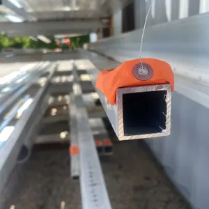 (1 )Extruded Aluminum Square Tube Stock (CONTGREYRACK)