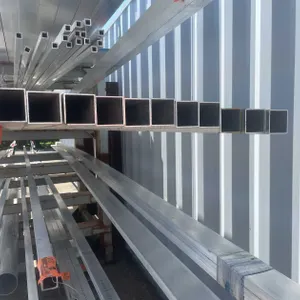 (1) Extruded Aluminum Square Tube Stock (CONTGREYRACK)