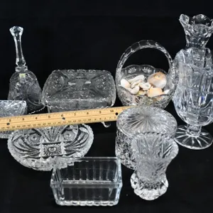 Crystal And Pattern Glass Items