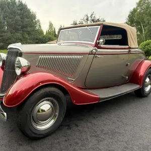 1934 Ford Cabriolet Convertible Car