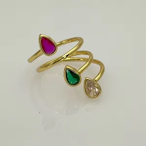 Spiral Statement Ring