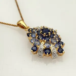 Sapphire and Diamond Necklace