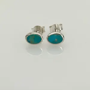 Turquoise Silver Earrings