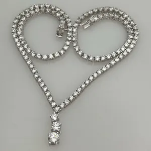 Charizma Silver CZ Necklace