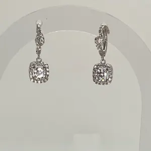 Moissanite Dangle Earrings
