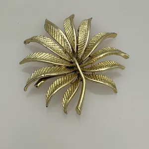 Coro Leaf Brooch