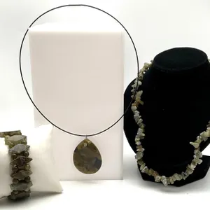 Labradorite Necklaces and Bracelet